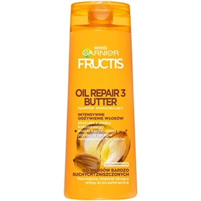 Afbeelding van Fructis Oil Repair 3 Butter versterkende shampoo voor zeer droog en beschadigd haar 400 ml
