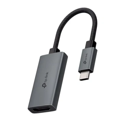 Image de TP Link UA520C câble USB C vers HDMI 4K 60 Hz, tressé de 10 cm long, Plug &amp; Play, prend en charge macOS, Windows, iPadOS, iOS, Android, Linux et Chrome OS