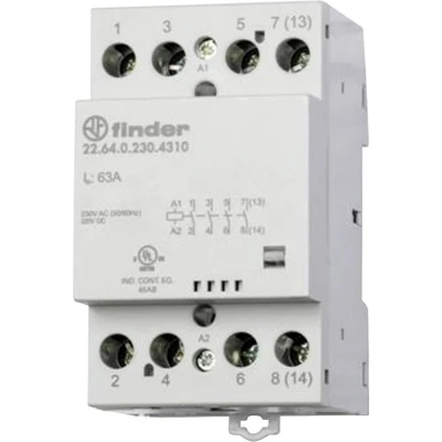 Afbeelding van Finder 22.44.0.230.4717 Installatiezekeringautomaat 3x NO, 1x NC 230 V/AC, 240 V/AC 1 stuk(s)