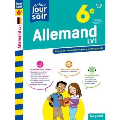 Image de Allemand 6e LV1 Cahier Jour Soir