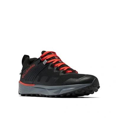 Afbeelding van Columbia Facet 75 Outdry Outdoorschoenen, Heren, Maat: 42, Black/fiery red Textiel/ synthetisch
