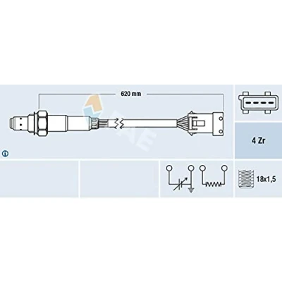 Afbeelding van Fae Lambda sonde 77166