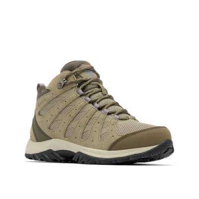 Afbeelding van Columbia Redmond 3 Mid waterdichte trekking en wandelschoenen voor dames, Paars graniet kiezelsteen
