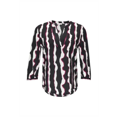 Afbeelding van s.Oliver Bloes Maat 38 Vrouwen 99B5 GREY/BLACK Viscose