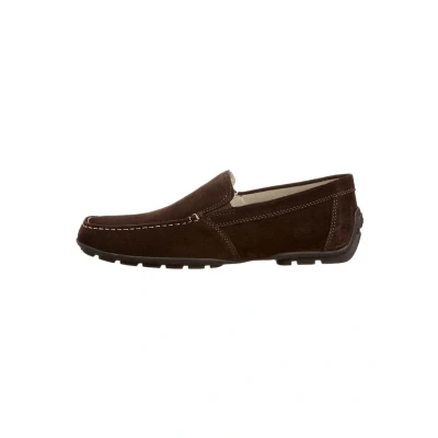 Afbeelding van Geox UOMO Monet Mocassins, Heren, Maat: 41, Coffee Leer