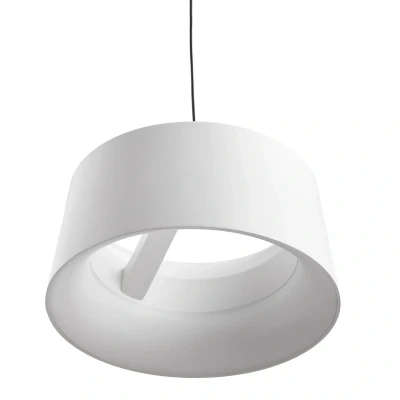 Afbeelding van LOOM DESIGN LED hanglamp Cookie, wit, aluminium Ø 15 cm