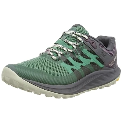 Afbeelding van Merrell Antora 3 GTX Outdoorschoenen, Dames, Maat: 37, Pine green Textiel/ synthetisch
