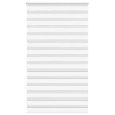 Afbeelding van vidaXL Zebra rolgordijn 120x200 cm stofbreedte 115,9cm polyester wit