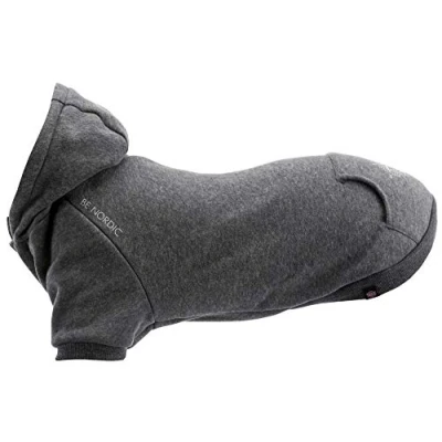 Afbeelding van Trixie Be Nordic Hondentrui Hoodie Flensburg Grijs Ruglengte: 24 cm; Buikomvang: 34 Nekomvang: 26 cm