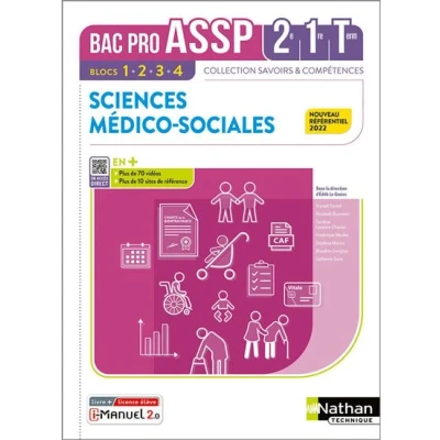 Image de Sciences Médico Sociales 2e 1re Term Livre + Licence élève 2022