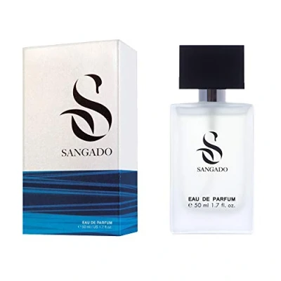 Afbeelding van SANGADO Casanova herengeur, langdurig, 8 tot 10 uur, luxe geur, kruidig aroma, delicate Franse essence, extra geconcentreerd (eau de parfum), 50 ml spray