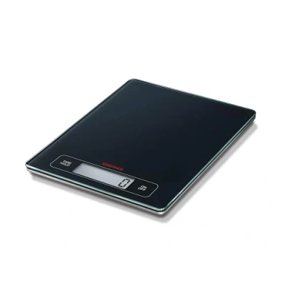 Afbeelding van Soehnle 67080 elektronische weegschaal Page Profi, groot scherm multifunctionele voedselweegschaal, tarra en wacht, voedselweegschaal capaciteit 15 kg, keukenweegschaal, antraciet