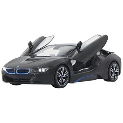 Image de Jamara 404570 voiture avec porte radiocommandé bmw i8 noir echelle 1/14