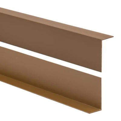 Afbeelding van Quest Pvc randbeschermingshoek, zonder plakband, hoeklijst en hoekbescherming, 50 x 20 mm, 200 cm, grijs