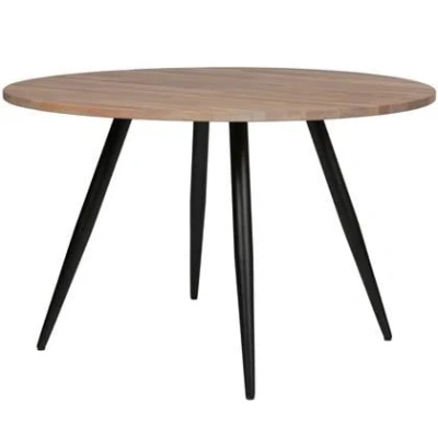 Afbeelding van WOOOD Tablo Rond Tafelblad Incl. 2 standen Poot Conisch 74,4x120x120