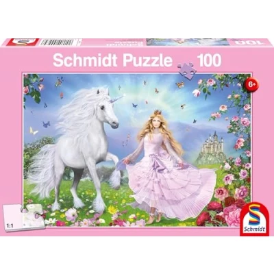 Image de Puzzle Schmidt Princesse de la licorne, 100 pièces
