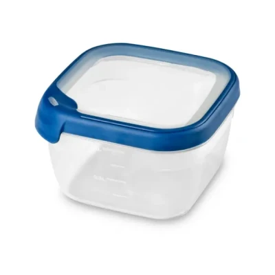 Afbeelding van Curver Grand Chef Vershoudbak Vierkant 1.2L Transparant/Donkerblauw