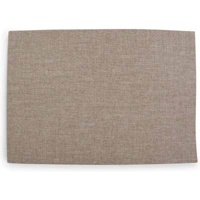 Afbeelding van SP Collection Placemat 43x30cm beige fabric look Dinner (Set van 4)