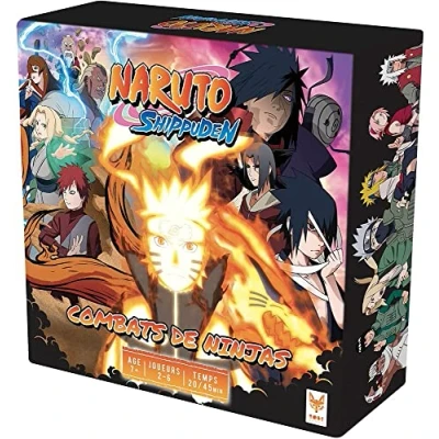 Afbeelding van Topi Games Naruto Shippuden Ninja gevechten bordspel kinderspel vanaf 7 jaar 2 tot 6 spelers NAS 999001