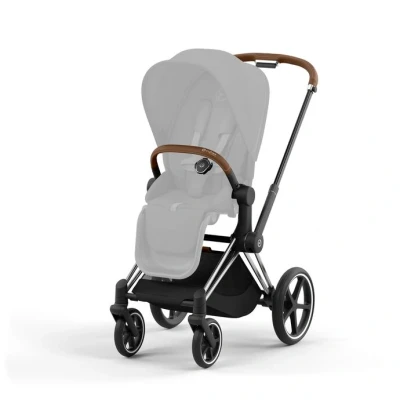 Afbeelding van Cybex Frame Priam Incl. Seat Chrome Brown