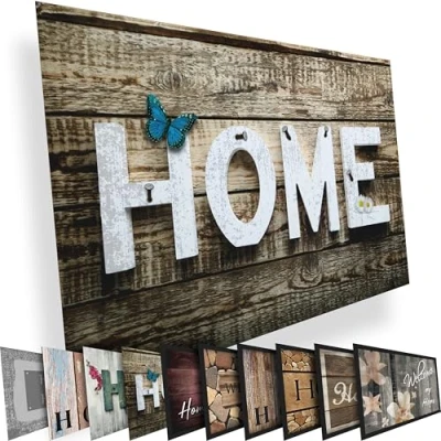 Afbeelding van Valia Home deurmat 3 designs Schoonmaakmat voor binnen en buiten Antislip schoonloopmat Voordeur Design 40 x 60 cm (Home 1)