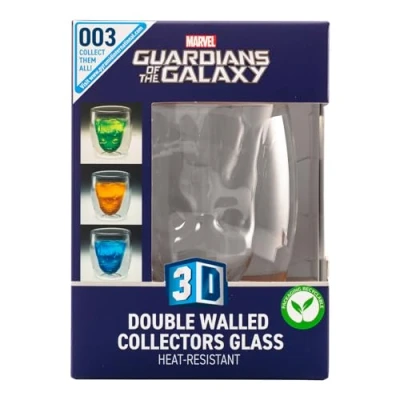 Afbeelding van Marvel Guardians Of The Galaxy Dubbel glas hittebestendig Collector drinkglas Groot Pyramid International