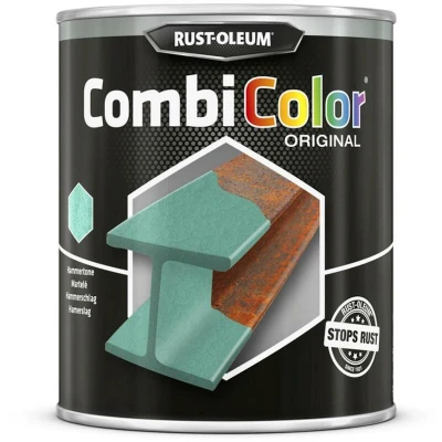 Afbeelding van Rust oleum Combicolor Hamerslag Licht Groen 750 Ml