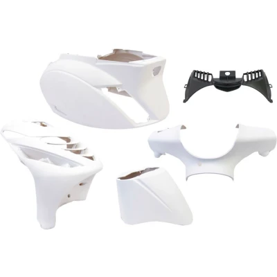 Afbeelding van Plaatset 5 delig Edge voor Piaggio Zip SP vanaf bouwjaar 2000 mat wit