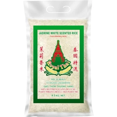 Image de ROYAL THAI RICE Riz Parfumé au Jasmin à Grains Longs 1 X 4,5 KG