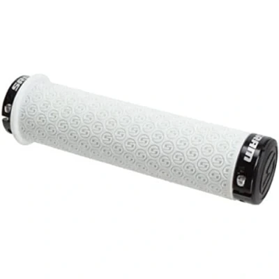 Afbeelding van SRAM DH Siliconen handvatten met schroefbeveiliging, wit