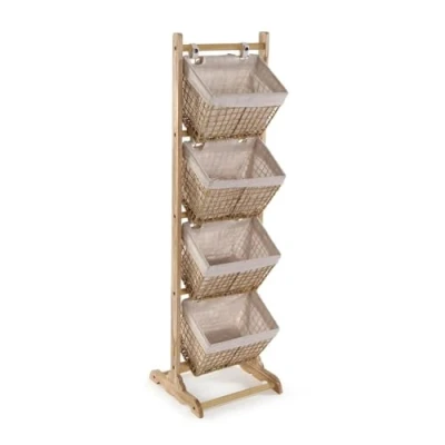 Afbeelding van Badkamerschappen Versa Nadir Bruin 35 x 125 cm