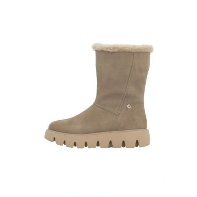 Afbeelding van Rieker Evolution Snowboots, Dames, Maat: 39, Graubeige Veloursleer