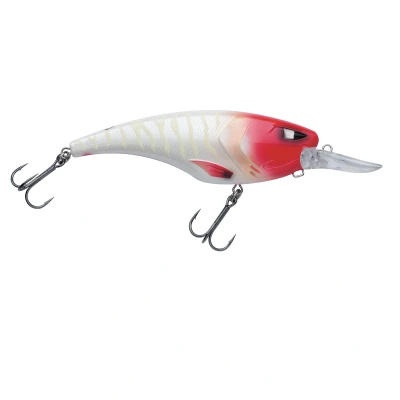 Afbeelding van Berkley Zilla Deep Crank 143 Red Head Zebra Plug