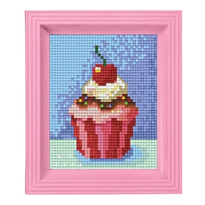 Afbeelding van Pixelhobby geschenkverpakking Cupcake 31228