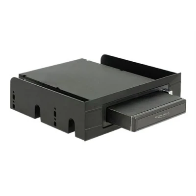 Image de Delock 3.5&quot;/ 5.25&quot;Mobile Rack for 2.5&quot;SATA hard drives and SSDs de stockage mobile 2.5&quot; noir