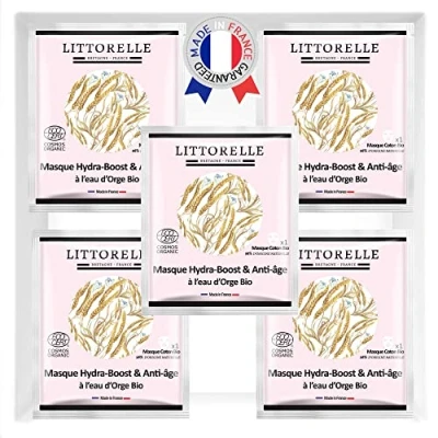 Afbeelding van Littorelle Hydra Boost anti aging masker, gecertificeerd biologisch, COSMOS ORGANIC