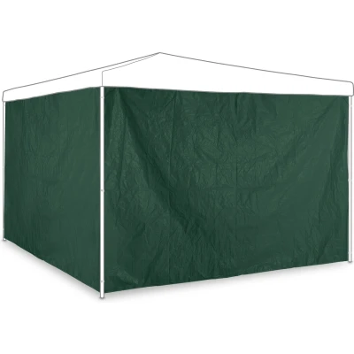 Afbeelding van Relaxdays Partytent zijwand set van 2 zijkant feesttent 3x2 m zonder raam groen