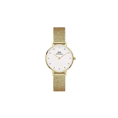 Afbeelding van Daniel Wellington Petite Pressed Melrose Lumine Horloge Rose goldcoloured, Maat: 28, gold coloured