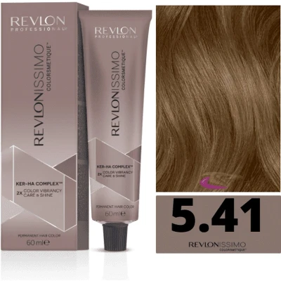 Afbeelding van Permanente kleurcrème Revlon Revlonissimo Colorsmetique Nº 5.41 (60 ml)