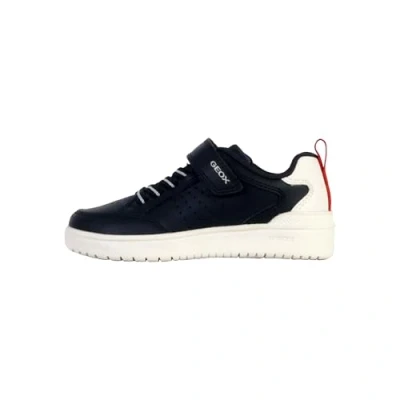 Afbeelding van Geox J Washiba Boy A Sneakers voor jongens, Navy / Wit