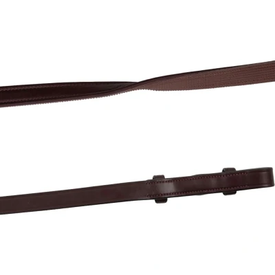 Afbeelding van Montar Teugels Leer/Rubber Frech Hooks Eco Bruin Full Agradi.be