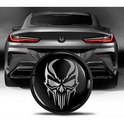 Afbeelding van Biomar Labs Kofferbakbadge 74 mm compatibel met BMW embleem 51148219237 zilver EZ 6