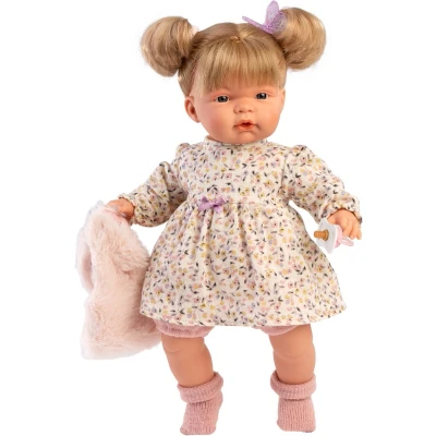 Afbeelding van Llorens Pop Joelle Llorona Met bont vest 38cm