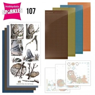 Afbeelding van Sparkles Set 107 Amy Design Uilen