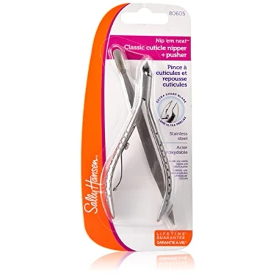 Afbeelding van Sally Hansen Beauty Tools Nip&#039;em Neat Classic nagelriemtang en nagelriemduwer 1/2 kaaklijn