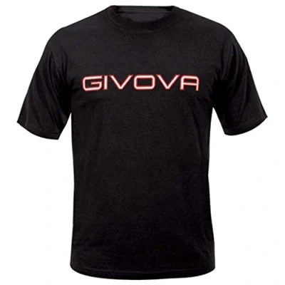 Afbeelding van Givova zwart katoenen t shirt 3xs perfecte pasvorm