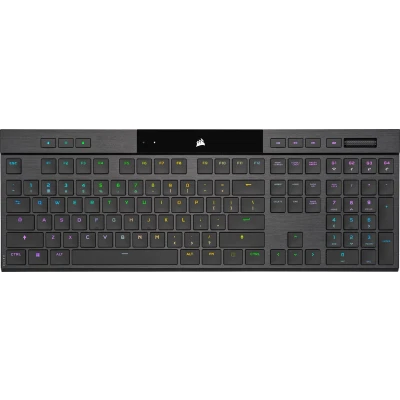 Afbeelding van Corsair K100 RGB AIR Draadloos Mechanisch Gaming Toetsenbord Zwart QWERTY