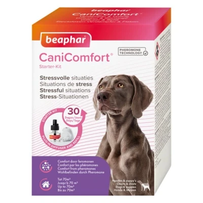 Afbeelding van Beaphar Canicomfort Complete Starterskit Anti stressmiddel 48 ml