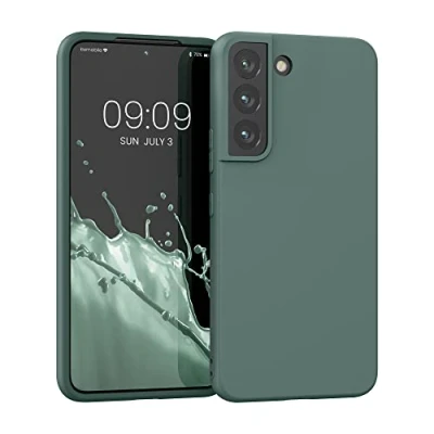 Afbeelding van kwmobile telefoonhoesje geschikt voor Samsung Galaxy S22 Hoesje smartphone Back cover in blauwgroen