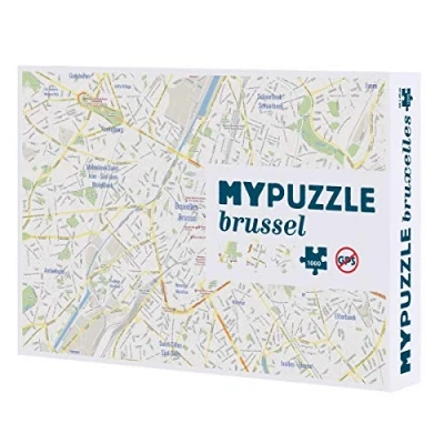 Image de Puzzle 1000 pièces MYPUZZLE BRUXELLES HELVETIQ Multicolore